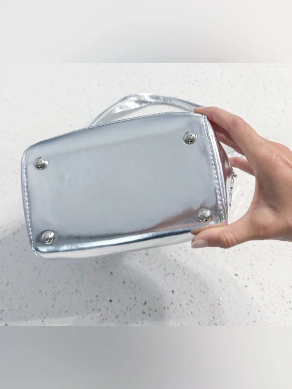 Disney Store Princess Silver Sequin Mini Handbag Crossbody
